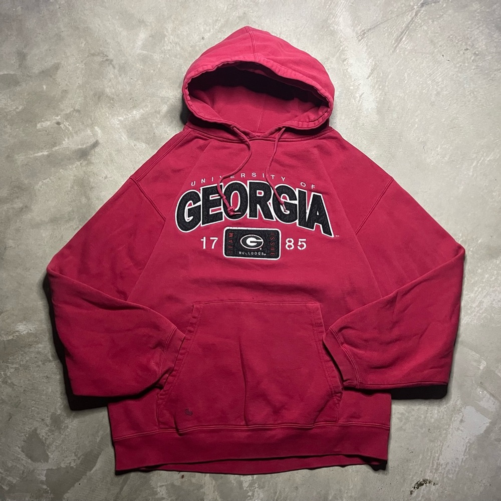 Vintage Georgia Red Sweatshirt - Men’s Large, Classic Fit